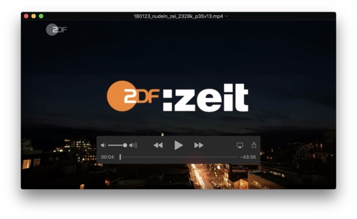 Quicktime Streaming Zdf