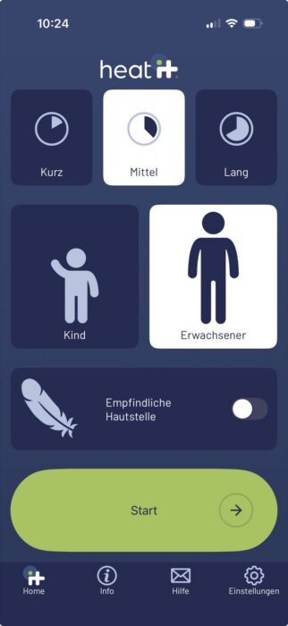 Insektenstichheiler Heat It App