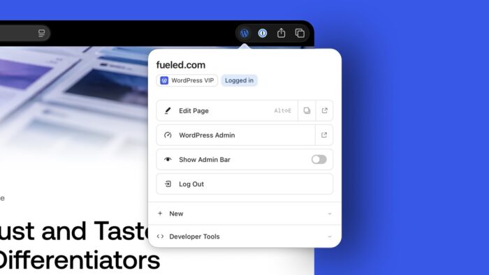 Wordpress Browser Ext